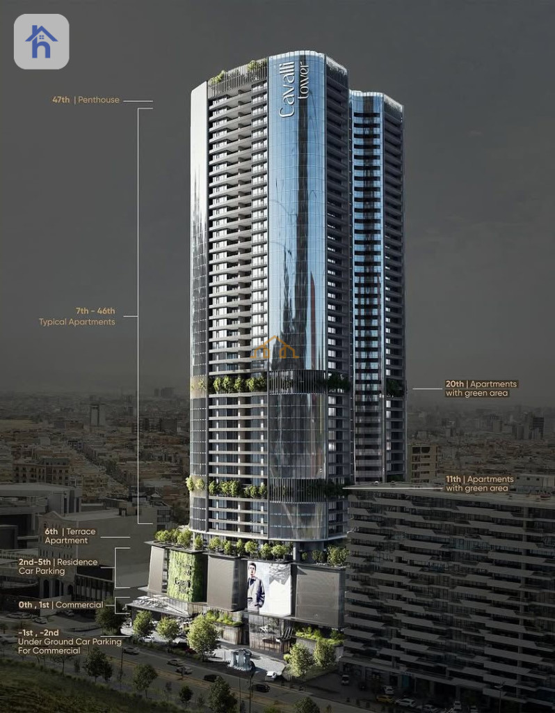 Modern Apartment in Cavalli Tower Image 10