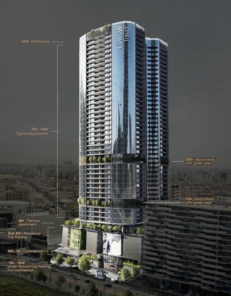 Luxurious One Bedroom Apartment in Cavalli Tower