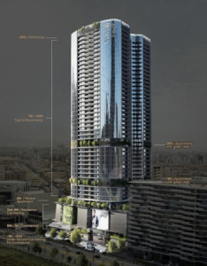 Modern One Bedroom Apartment with City Views image 11