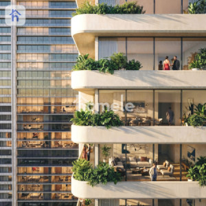 Modern Apartment in Lavender Skyline Tower image 6