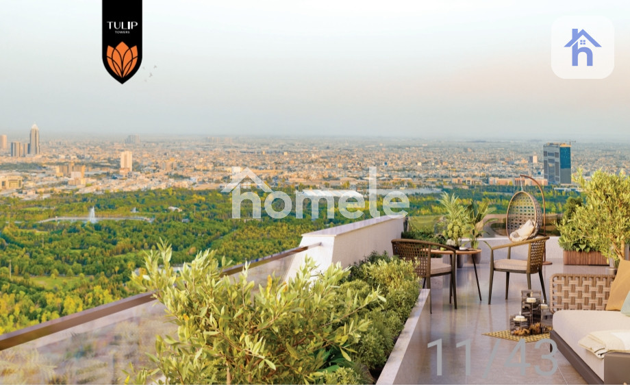 One-bedroom apartment in Tulip Towers Resim 8