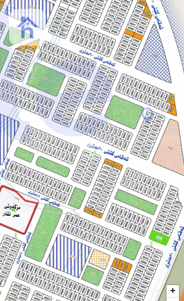 200m² plot in Erbil for sale