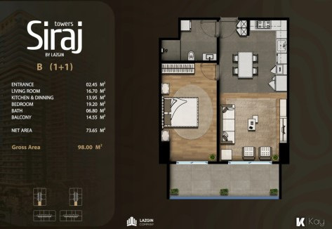 في الطابق 4 خطة الطابق