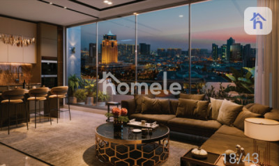 One-bedroom apartment in Tulip Towers Resim 4