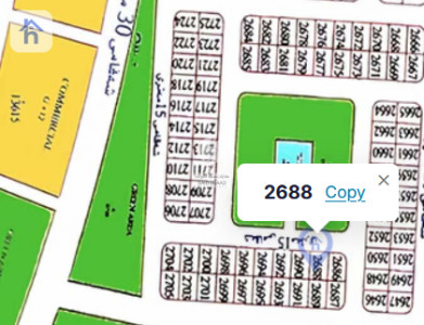 أرض سكنية مقابل الحديقة image 1