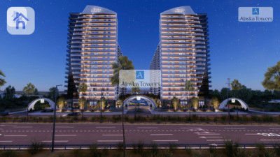 Cozy apartment in Alaska Towers Resim 6