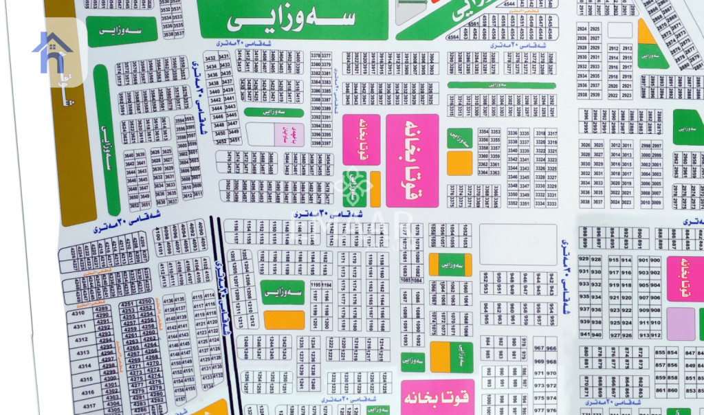 زەوی سەکەنی بۆ فرۆشتن ٣٠٠م