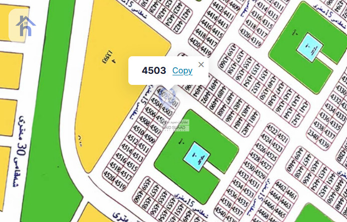 پارچە زەوییەکی گەورەی نیشتەجێبوون لە هەولێر