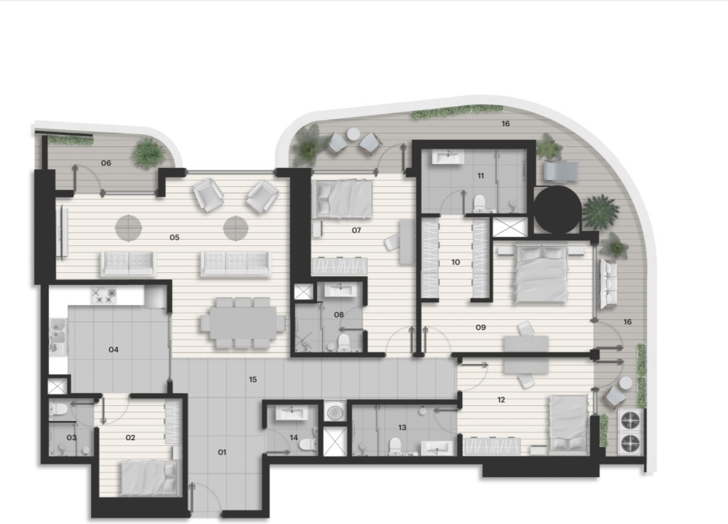On the 19th Floor Floor Plan