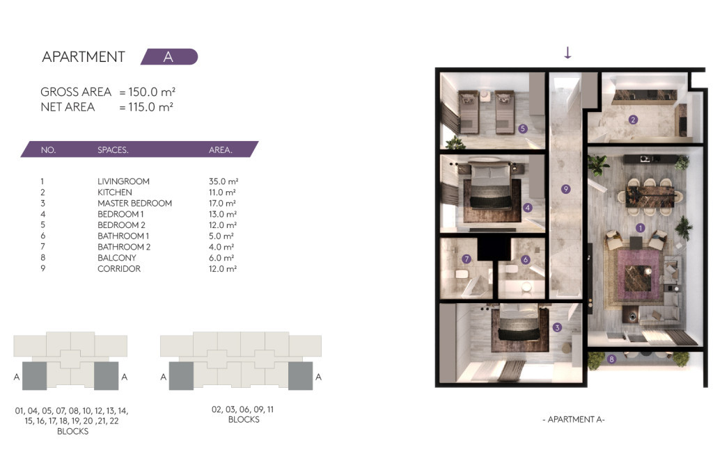 On the 9th Floor Floor Plan