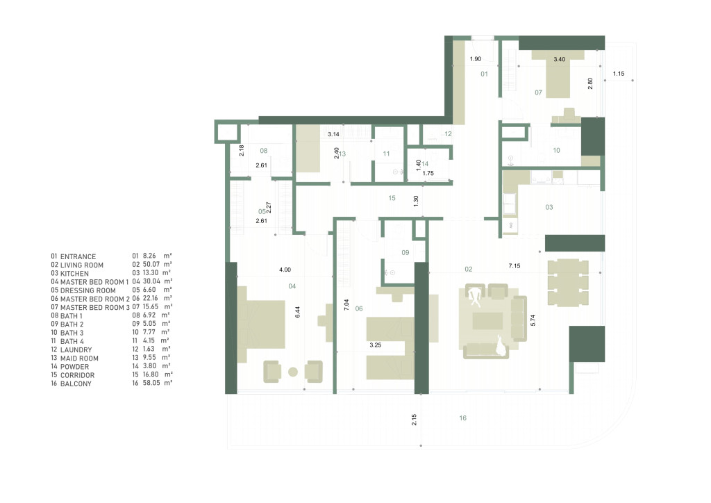 B Building پلانی نهۆم