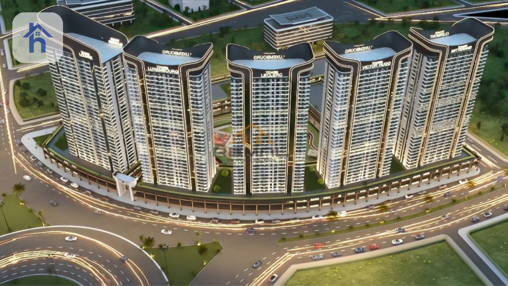 شقة حديثة مع ثلاث غرف نوم