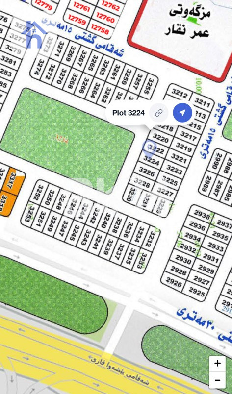 Residential Plot Opposite Garden