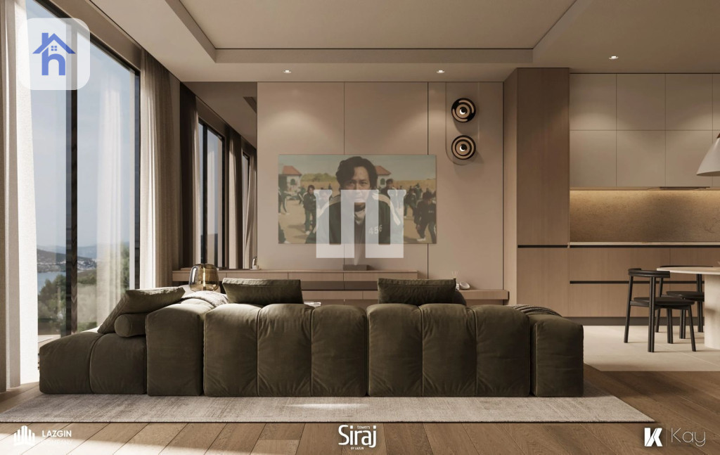 2-Bedroom Apartment in Siraj Towers Resim 9