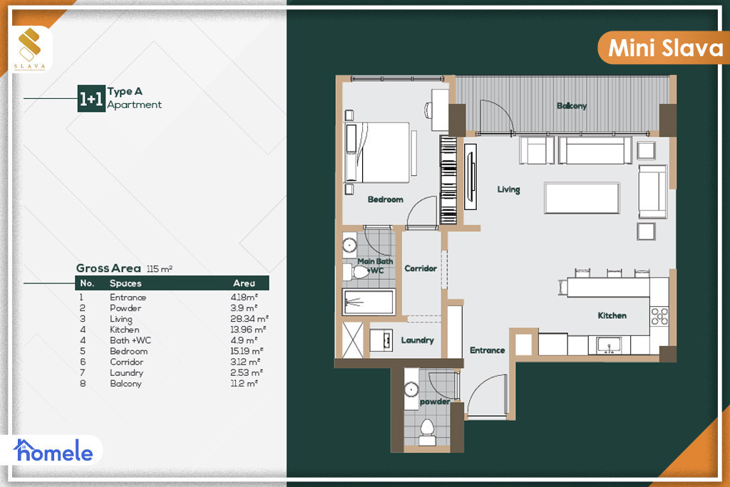 On the 9th Floor Kat Planı