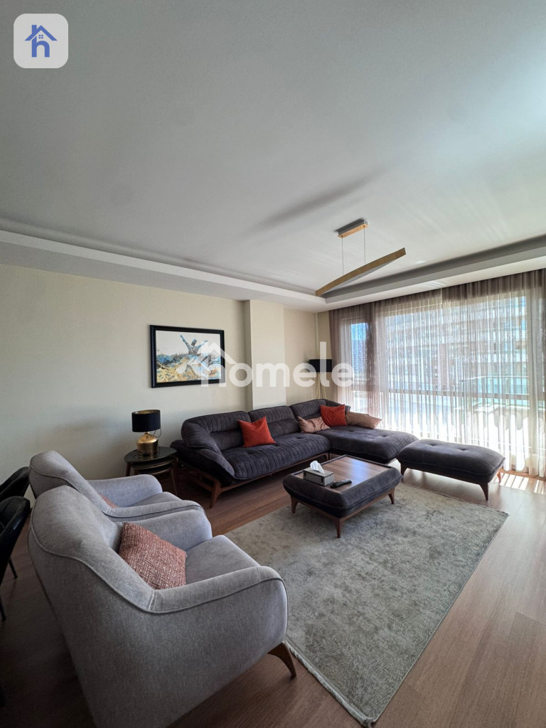 Modern apartment with park view