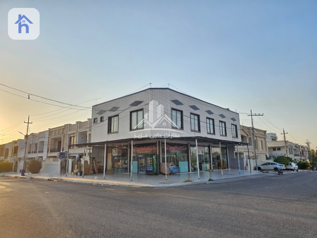 Two-Story Building with Apartments and Shops