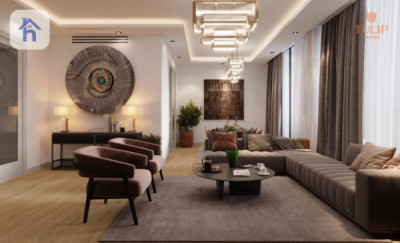 Modern Apartment with 3 Bedrooms Resim 8