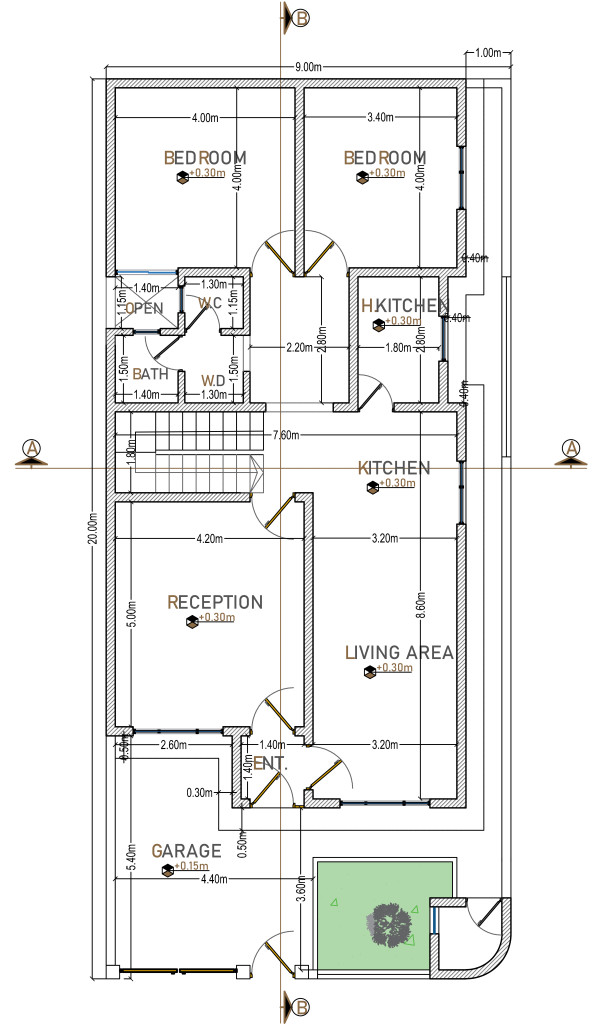 Corner House Kat Planı