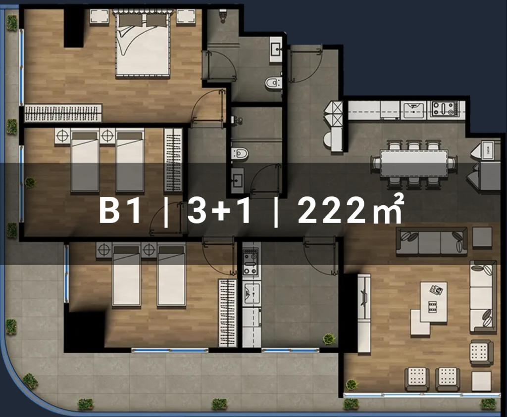 On the 21th Floor Floor Plan