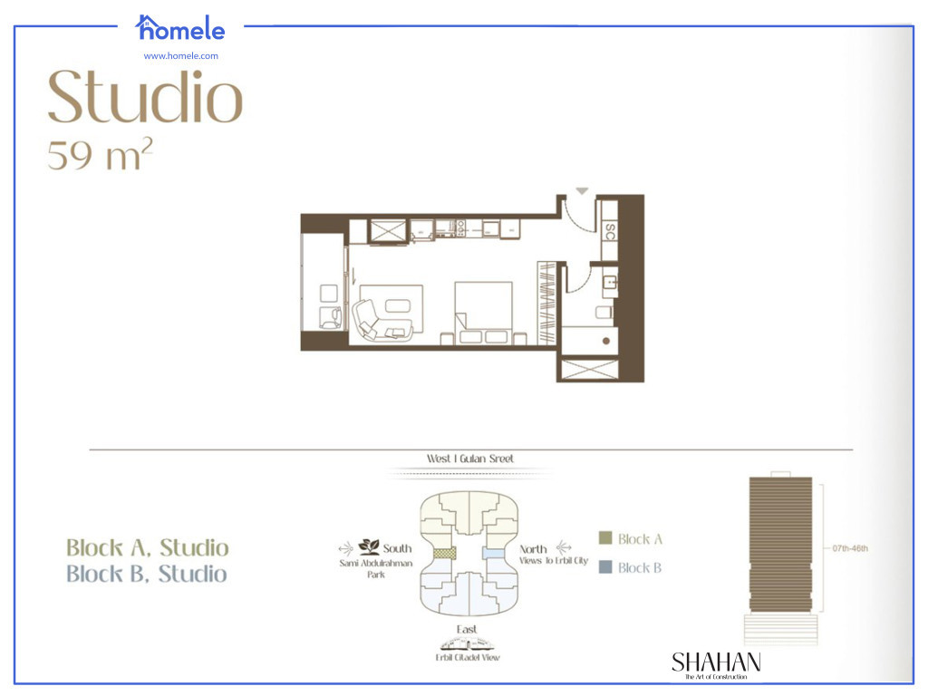 On the 15th Floor Floor Plan