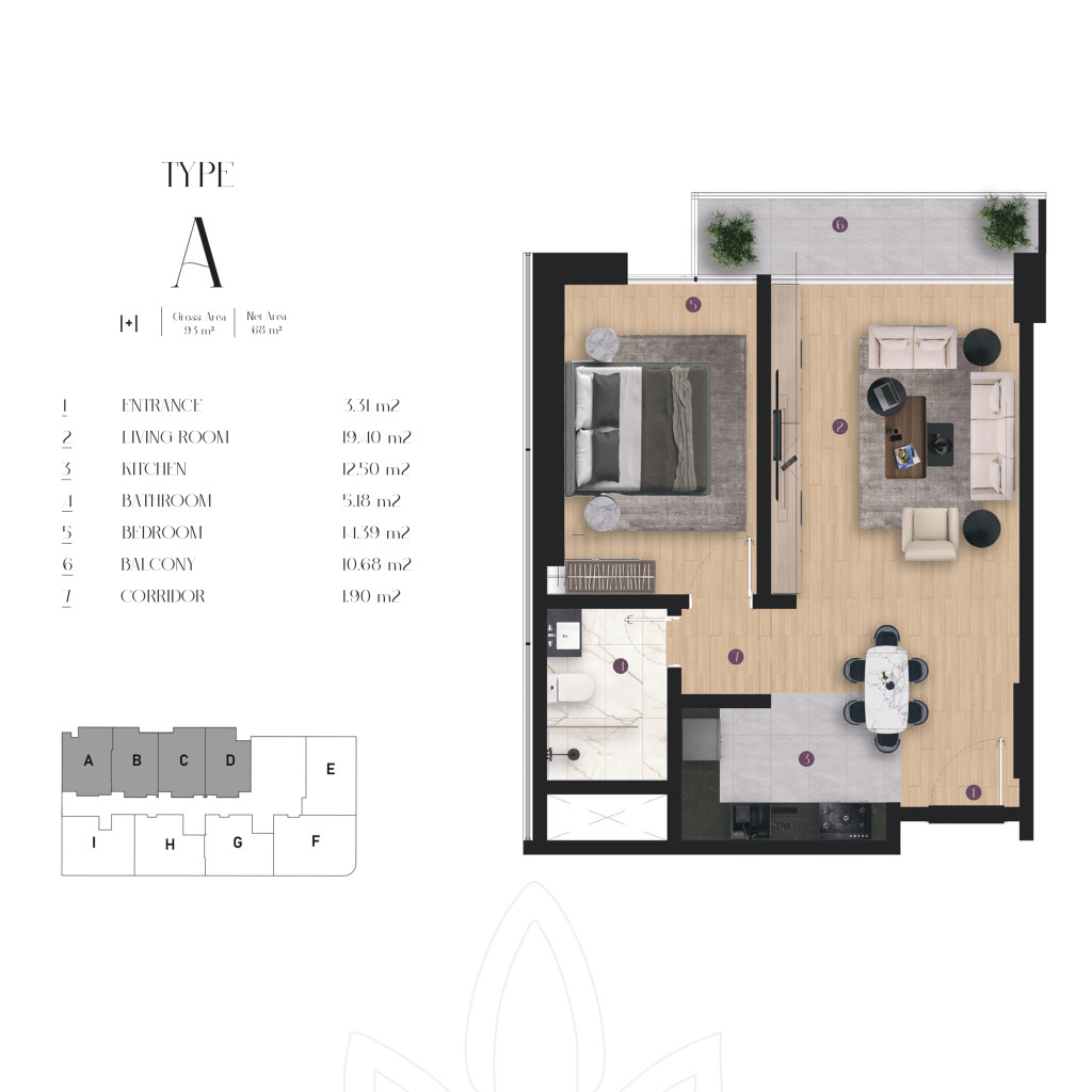Block B Floor Plan