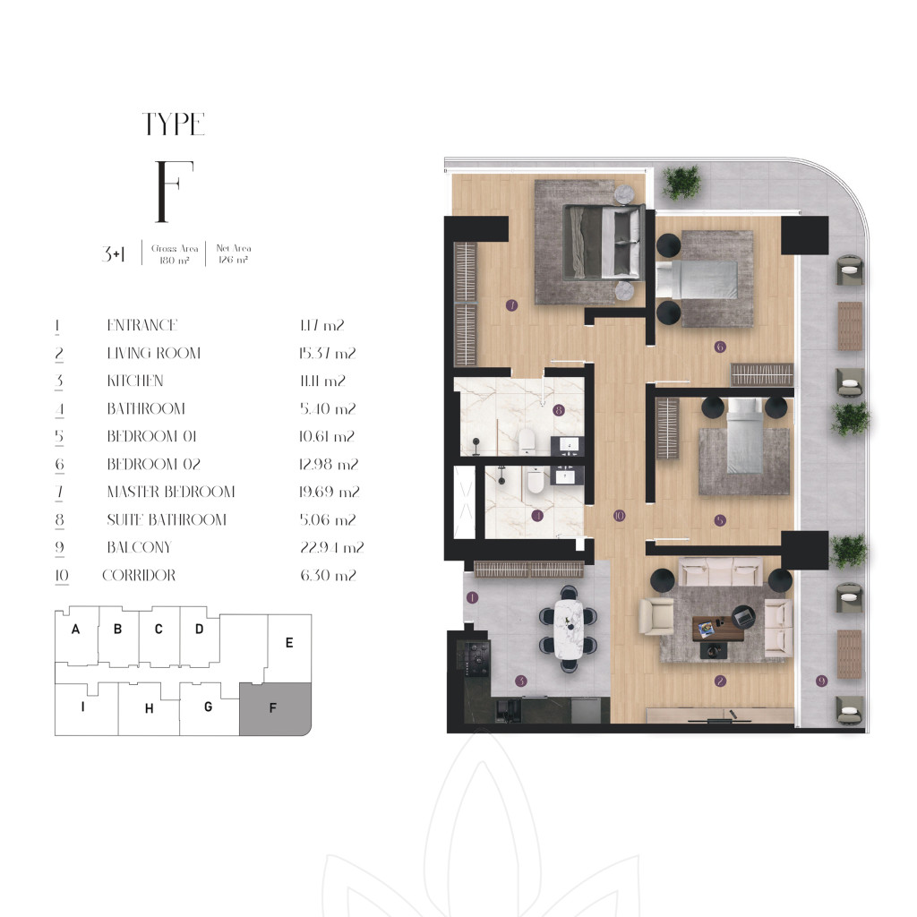 Block B Floor Plan