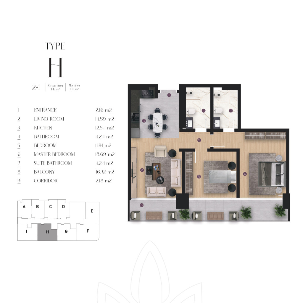 Block B Floor Plan