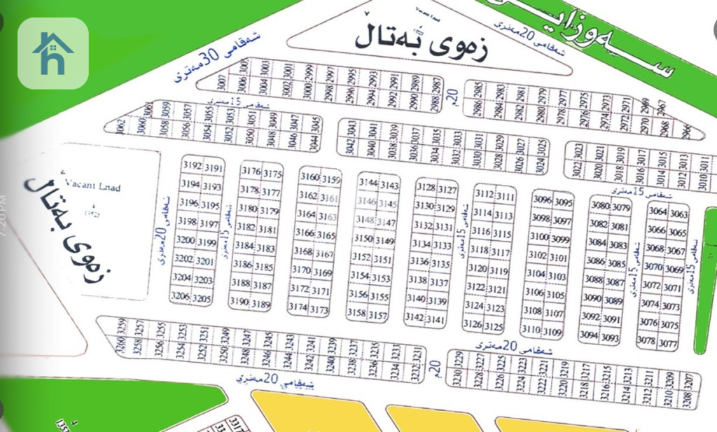 Residential Plot (width 400m)