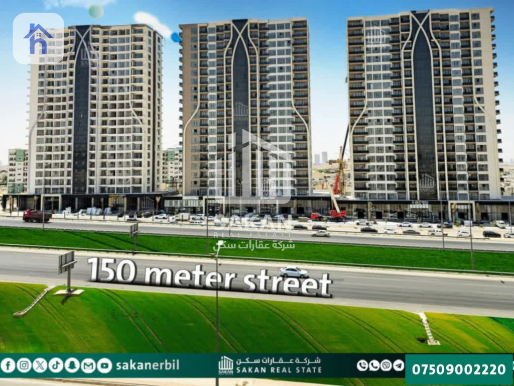 Modern 3-Bedroom Apartment in Rasan Towers Resim 2