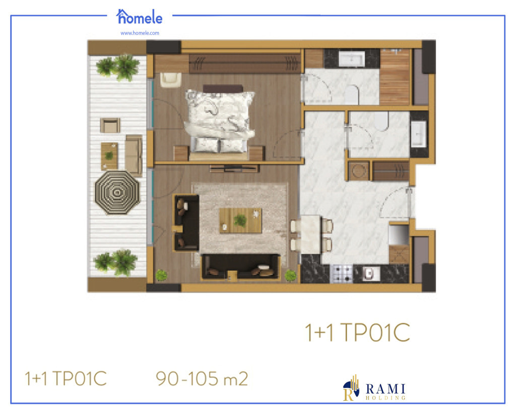 في الطابق 4 خطة الطابق