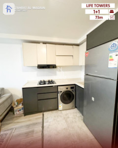 Cozy Apartment in Life Towers Resim 4