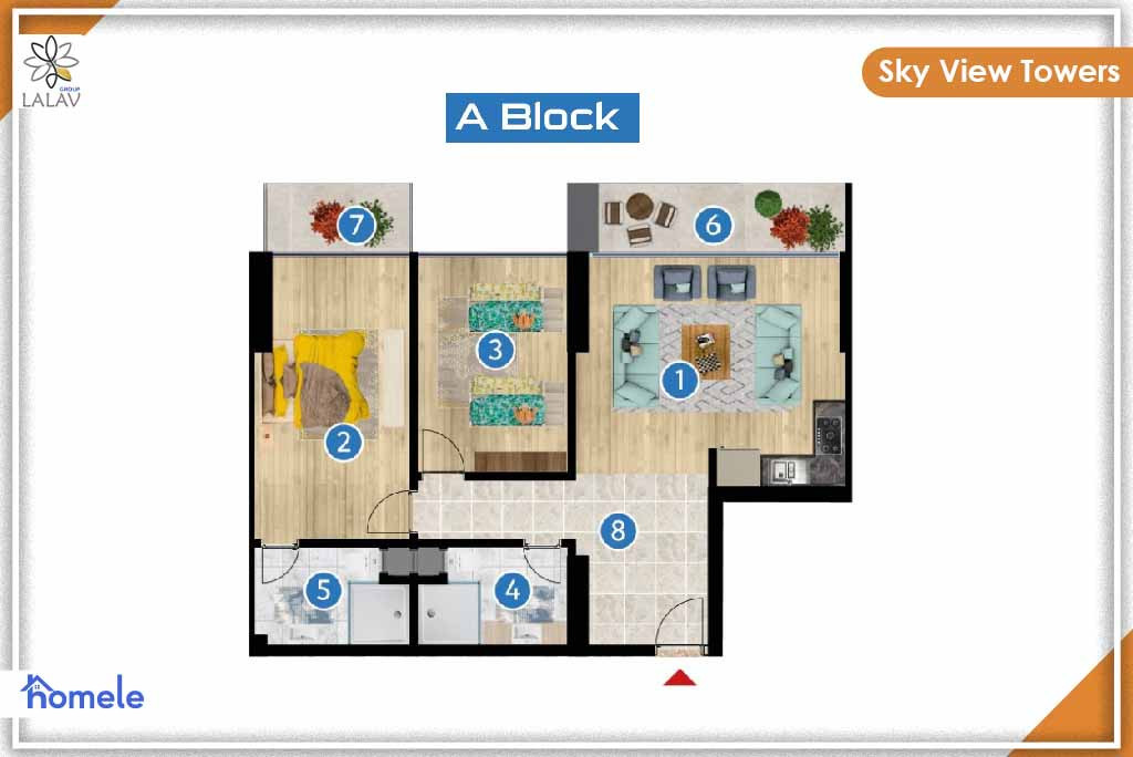 On the 26th Floor Floor Plan