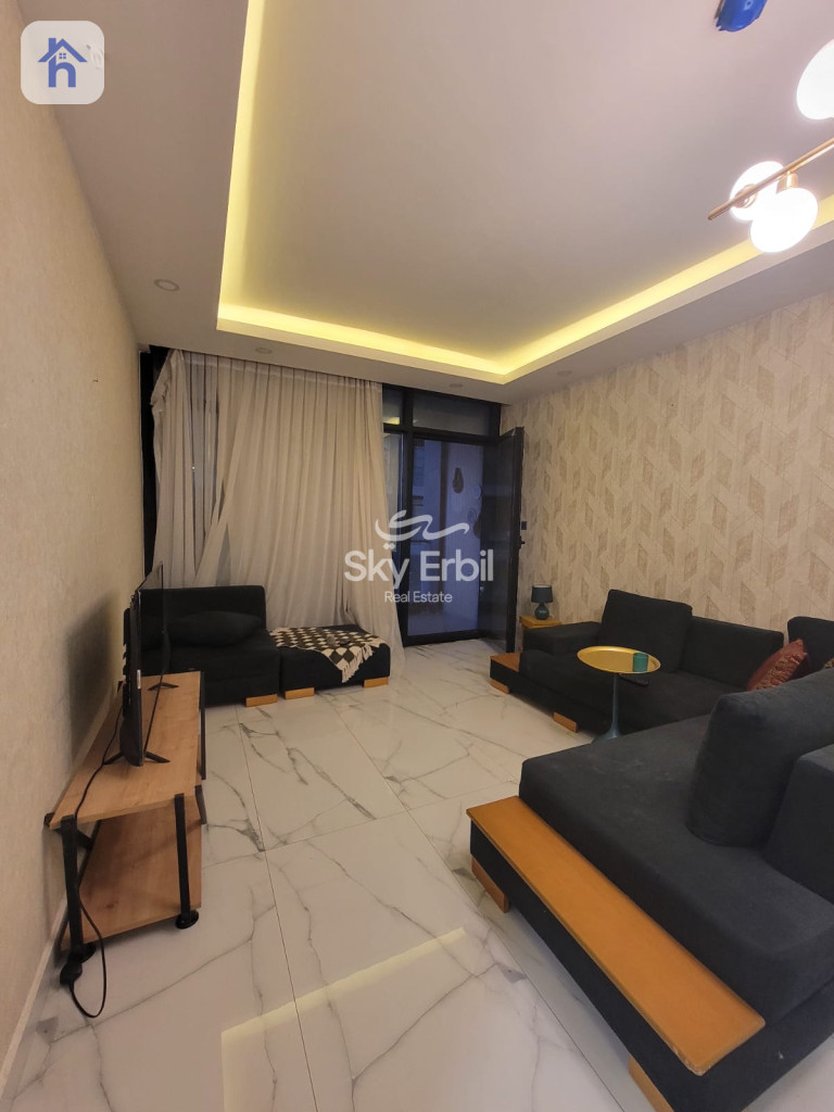 شقة عصرية بغرفة نوم واحدة في سكاي تاورز