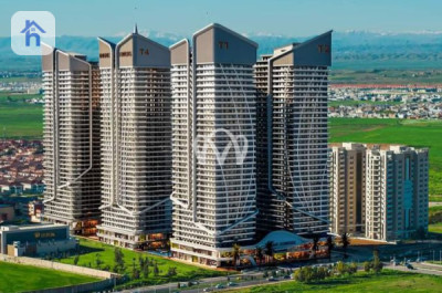 شوقەیەکی ئارام لە یەک ژووری نوستن لە یونیک تاوەرز image 1