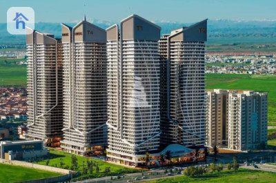 شقة حديثة بغرفتي نوم في يونيك تاور image 3